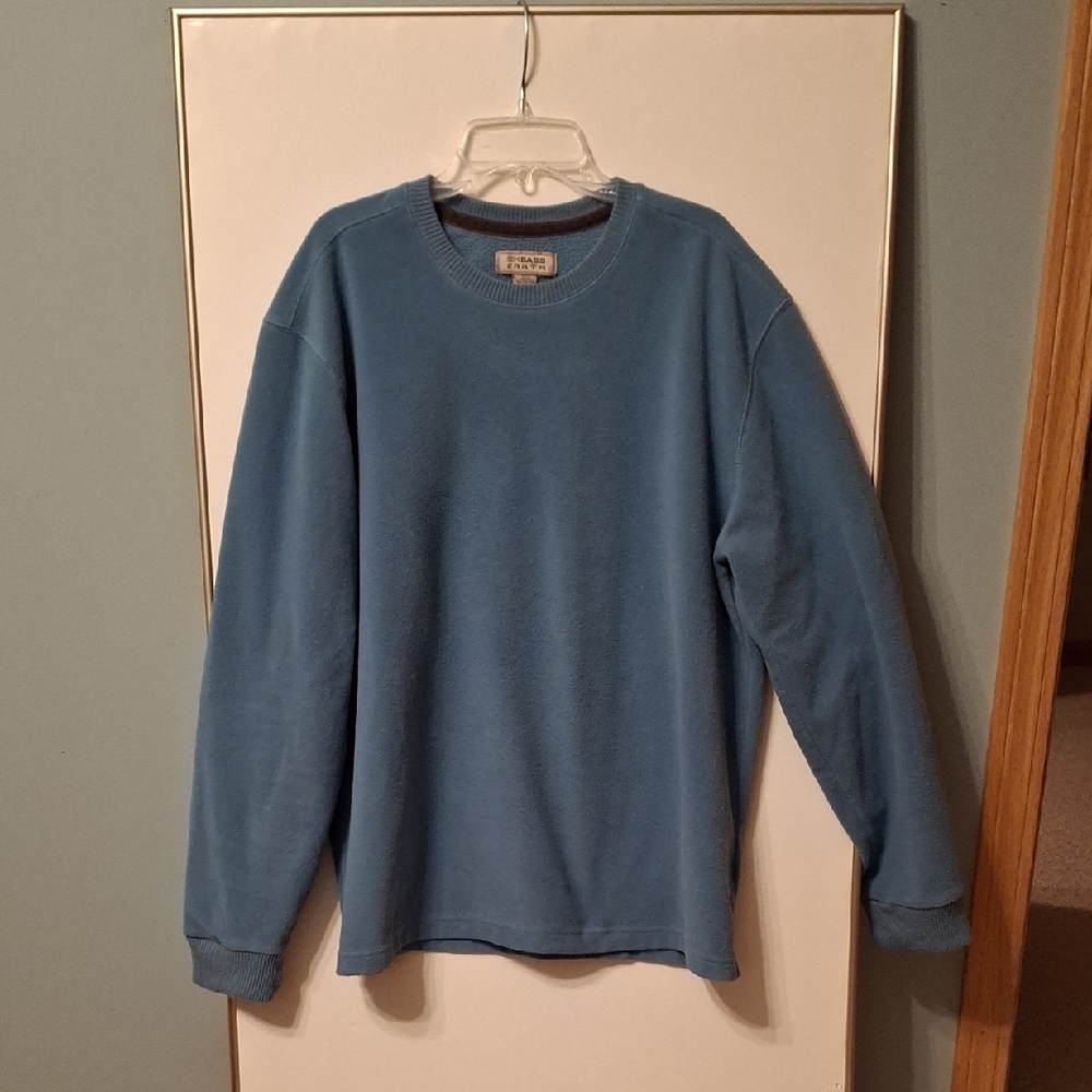 Bass Earth Dusty Blue Fleece Pullover